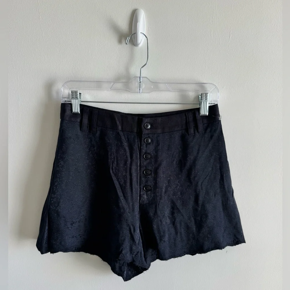 NWOT Free People Claudia Tap Shorts-Black